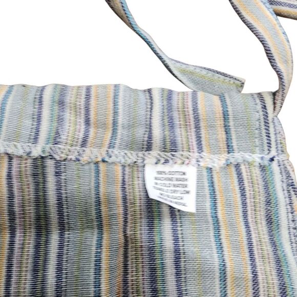 Earthbound Striped Halter Top S Open Tie Back Festival NWT - Picture 4 of 5